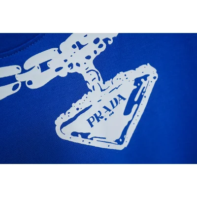 Футболка Prada Thick Chain With Suspension "Blue" фото № 8
