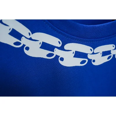 Футболка Prada Thick Chain With Suspension "Blue" фото № 7