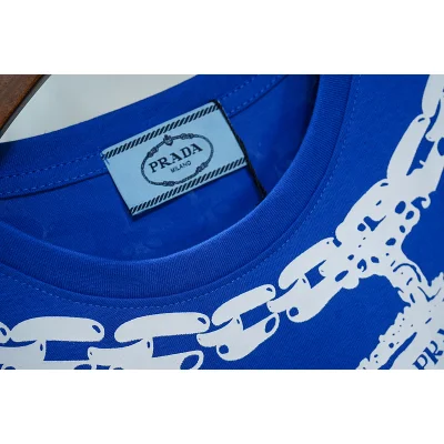 Футболка Prada Thick Chain With Suspension "Blue" фото № 6