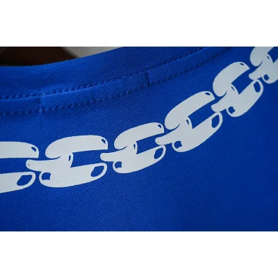 Футболка Prada Thick Chain With Suspension "Blue" фото № 5