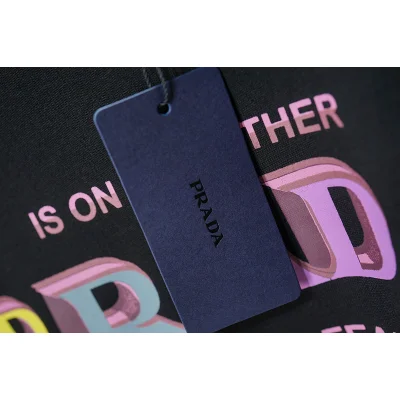 Футболка Prada Side Of Fear "Black" фото № 7