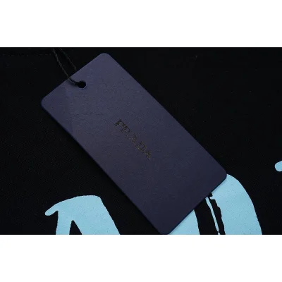 Футболка Prada Jagged Logo Print "Black" фото № 2