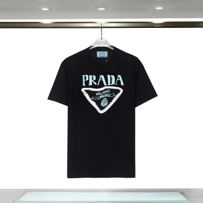 Футболка Prada Jagged Logo Print "Black" фото № 4