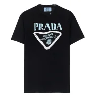 Футболка Prada Jagged Logo Print "Black"