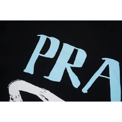 Футболка Prada Jagged Logo Print "Black" фото № 7