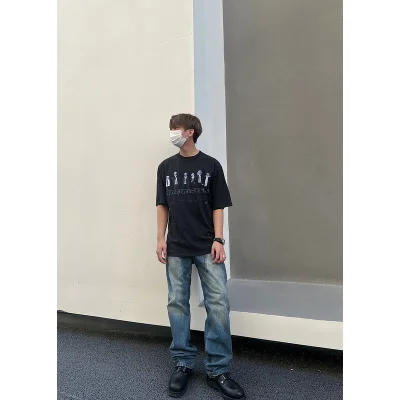 Футболка Rammstein 1998 "Black" фото № 7