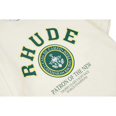 Футболка Rhude Catamaran Racing Team "White" фото № 8