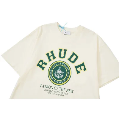 Футболка Rhude Catamaran Racing Team "White" фото № 9