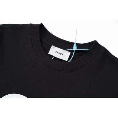 Футболка Rhude The Only Time We Come Second "Black" фото № 2