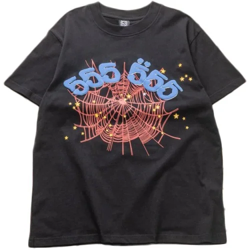 Футболка Sp5der Web And Stars "Black"