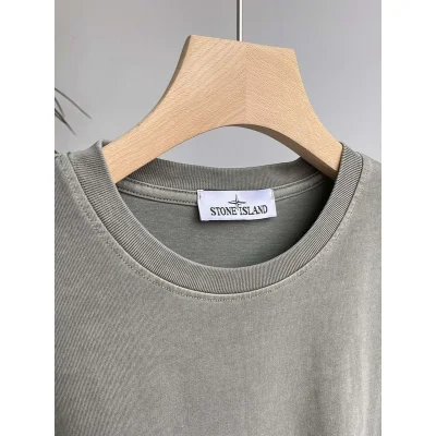 Футболка Stone Island Patch Four-Pointed Star "Olive" фото № 2