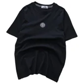 Футболка Stone Island With Fancy Logo Design "Black"