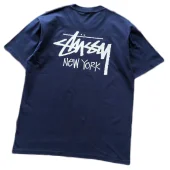Футболка Stussy Inscription New York "Blue"