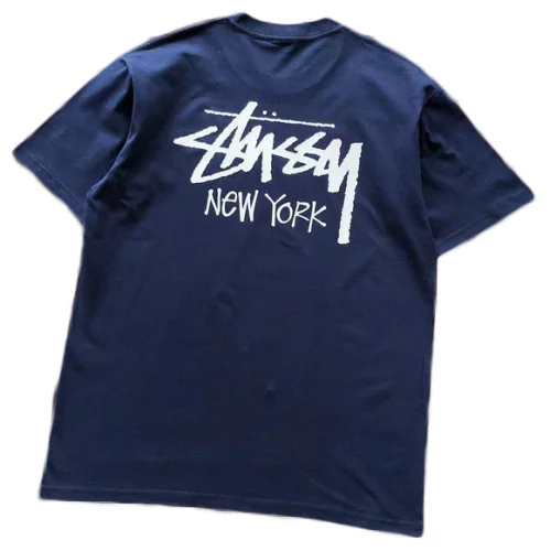 Футболка Stussy Inscription New York "Blue"