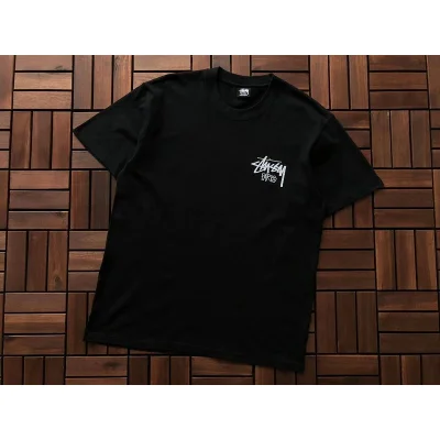 Футболка Stussy Inscription Paris "Black" фото № 2