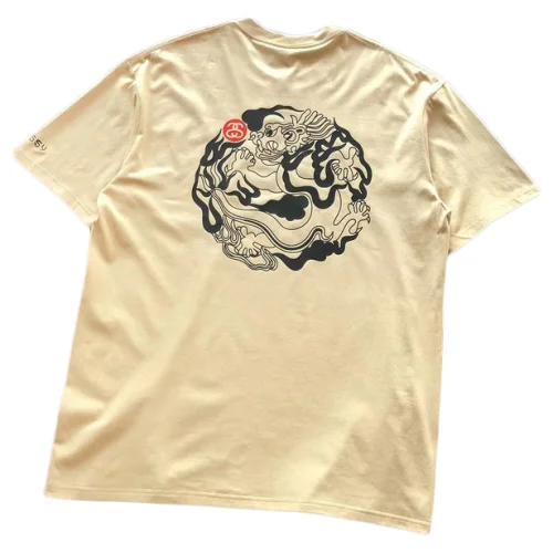 Футболка Stussy Circle From Curve Lines "Brown"