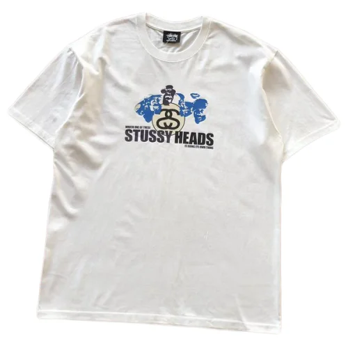 Футболка Stussy Letter With Mirror Image In Circle And Inscription "White"