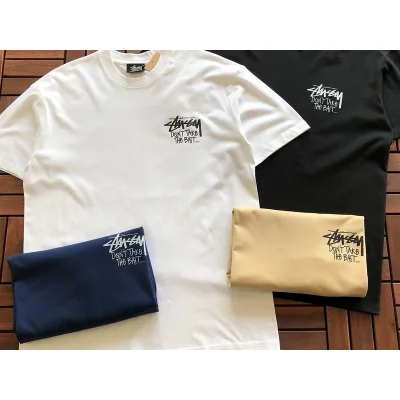 Футболка Stussy Skeleton With Inscription Don't Take The Bait "White" фото № 2