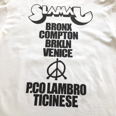 Футболка Stussy Print With People In Square With Lettering Around "White" фото № 5