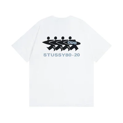 Футболка Stussy With Logo And Print "White" фото № 2