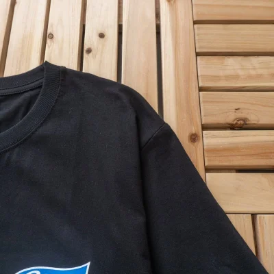 Футболка Stussy Small Logo Front And Can Print Back "Black" фото № 3