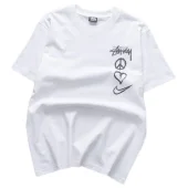 Футболка Stussy Heart Symbol Front "White"