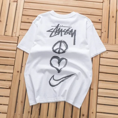 Футболка Stussy Heart Symbol Front "White" фото № 2