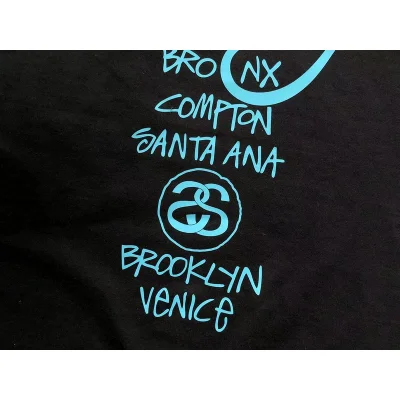 Футболка Stussy City Name List And Symbols "Black" фото № 7