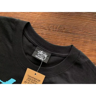 Футболка Stussy City Name List And Symbols "Black" фото № 3