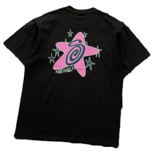 Футболка Stussy Big Star With Symbol Inside Print "Black"