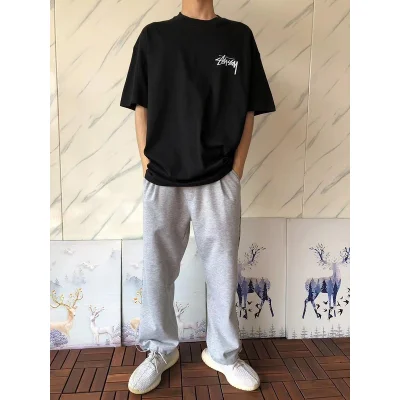 Футболка Stussy Lettering Inside Colorful Circle "Black" фото № 7