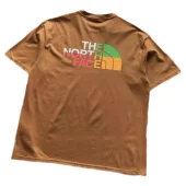 Футболка The North Face Horizontal Back Multicolor Logo "Brown"