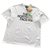 Футболка The North Face Logo With Small Mountain Print "White"