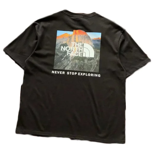 Футболка The North Face Logo Above Mountain View "Black"