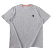 Футболка Timberland Small Logo Front "Gray"