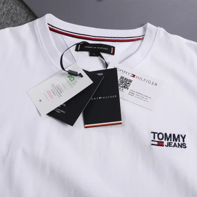Футболка Tommy Hilfiger With Logo "White" фото № 5