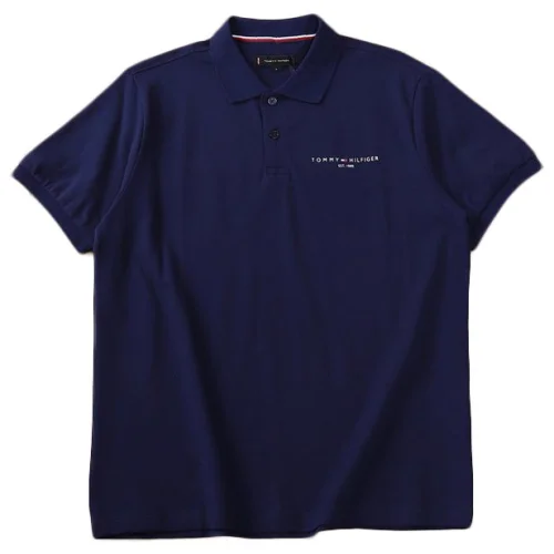 Поло Tommy Jeans Plain With Small Logo "Blue"