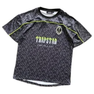 Футболка Trapstar Background From Repeating Small Logos "Gray"