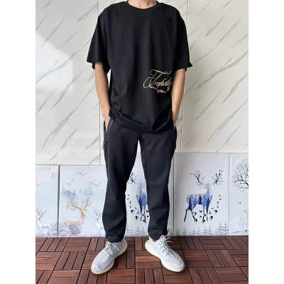 Футболка Trapstar Eagle With Logo Inscription And Star "Black" фото № 8