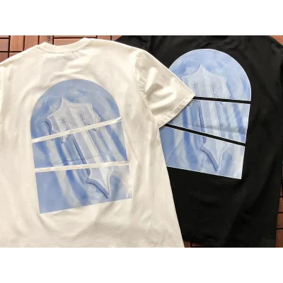 Футболка Trapstar Logo With Shadow Divided Into Three Parts "White" фото № 9