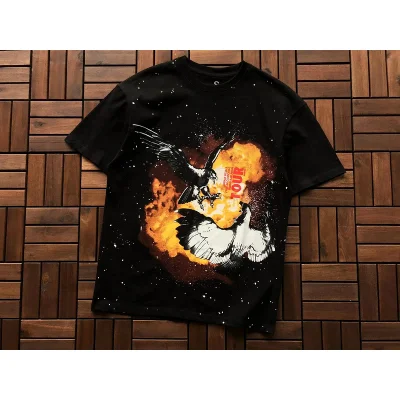 Футболка Travis Scott Astroworld Flying Eagle Print "Black" фото № 2