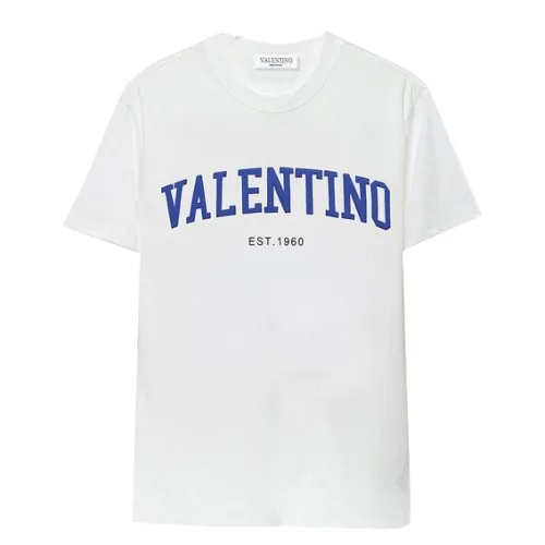 Футболка Valentino Text Logo "White"