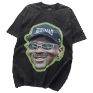 Футболка Vintage With Face Print "Black"