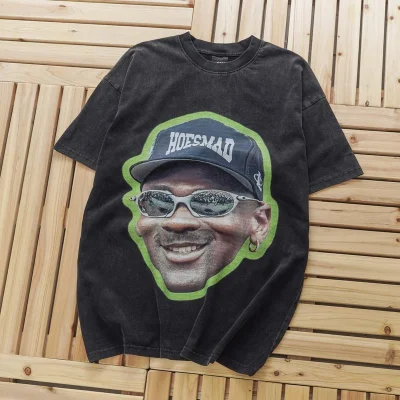 Футболка Vintage With Face Print "Black" фото № 2 Футболка Vintage With Face Print "Black" фото № 2