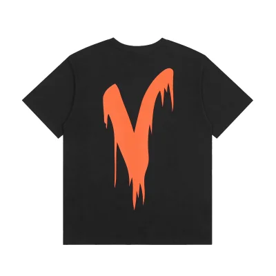 Футболка Vlone Smeared "Black" фото № 2