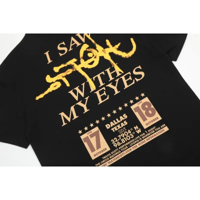 Футболка Vlone Tour I Saw It With My Eyes "Black" фото № 6