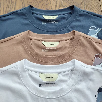 Футболка Zegna With Picture "Beige" фото № 5