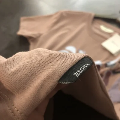 Футболка Zegna With Picture "Beige" фото № 9