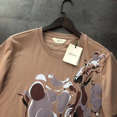 Футболка Zegna With Picture "Beige" фото № 8