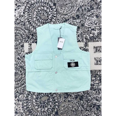 Жилетка Christian Dior White Compass Stone Island "Blue" фото № 2